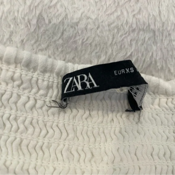 Zara White Smocked Sundress - Picture 4 of 4